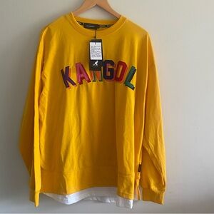 Kangol Men's Yellow Sweater